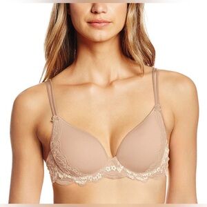 Simone Perele Promesse 3D Spacer Foam Plunge w/ Racerback Molded T-Shirt Bra 32B